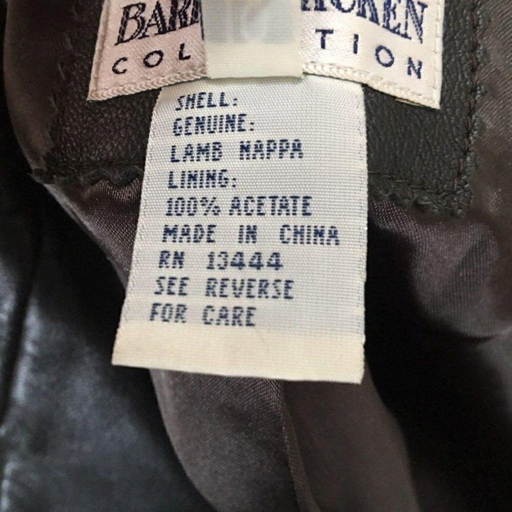 Barry Bricken collectionLeather Jacket - Picture 4 of 5